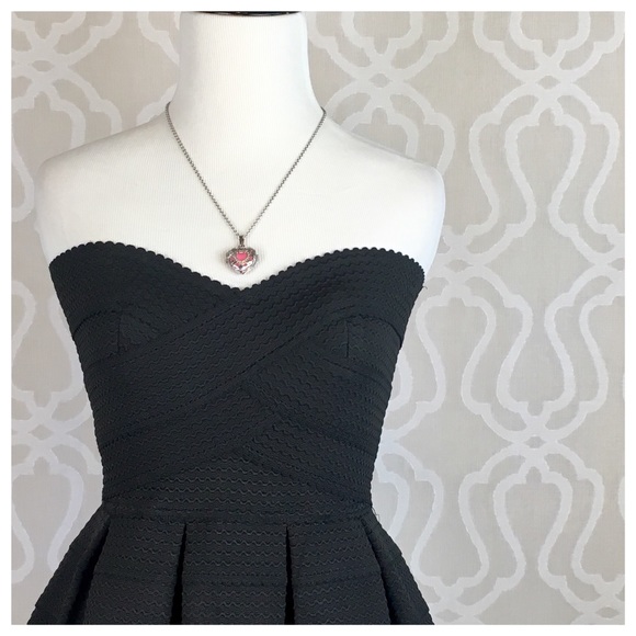 Lolita Sweetheart Bandage Strapless Party Dress - Picture 2 of 6